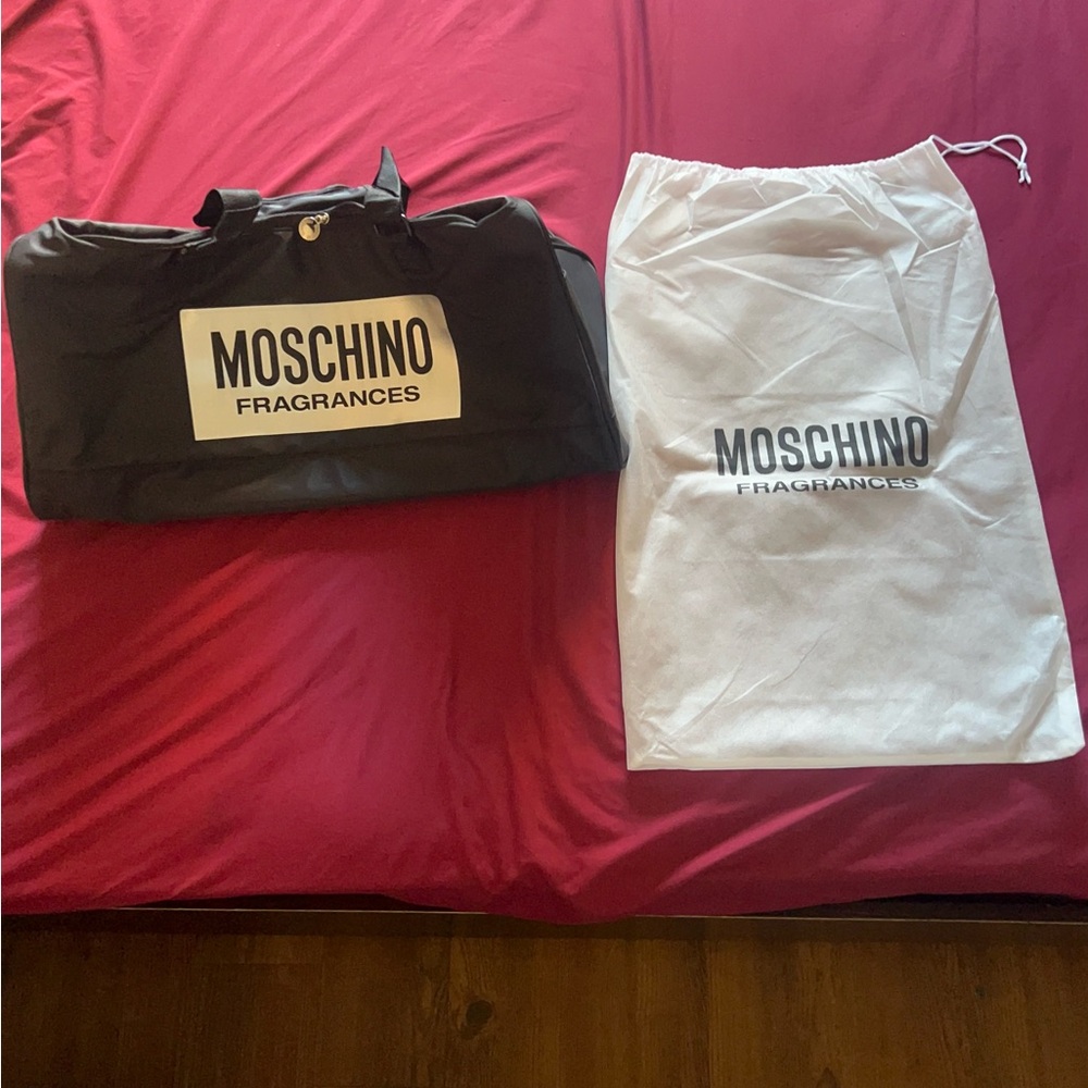 Moschino Black Duffle Bag